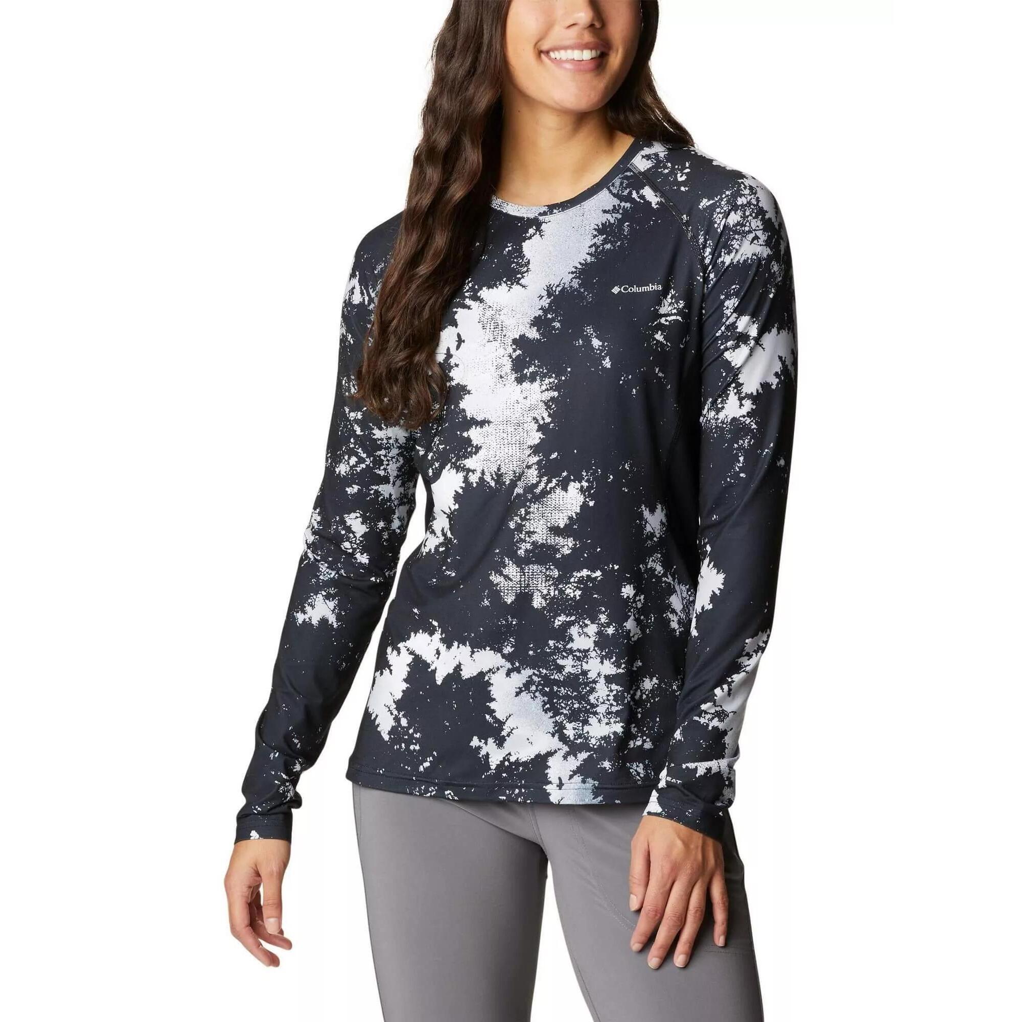 Columbia - Baselayer Femme Omni-heat Infinity Ls Crew - Sous Maillot Manche Longue - Blanc|noir - 42 M/l - Decathlon