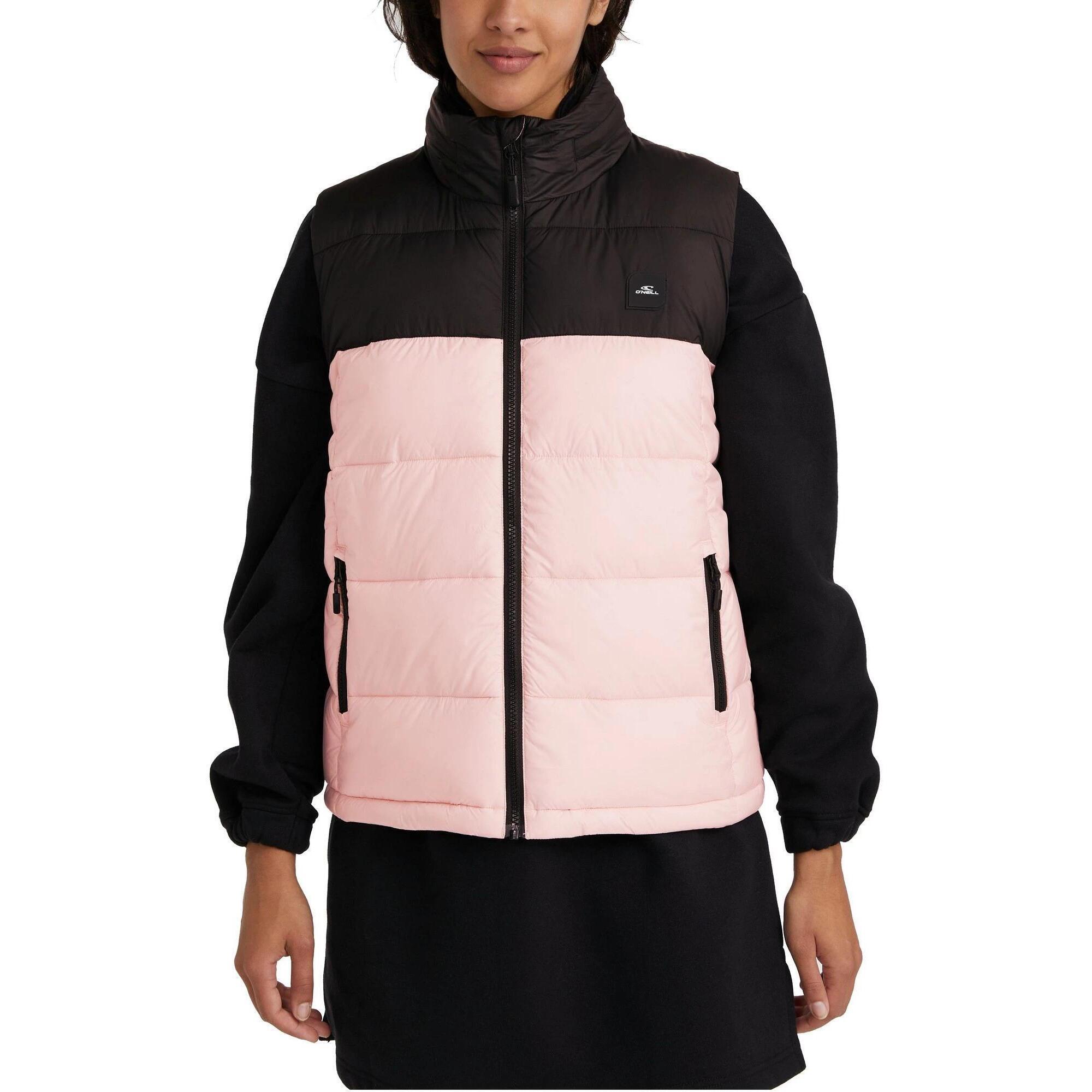 O'Neill - Gilet Femme O'Riginals Puffer - Gilet Sans Manche - Noir|rose - S - Decathlon