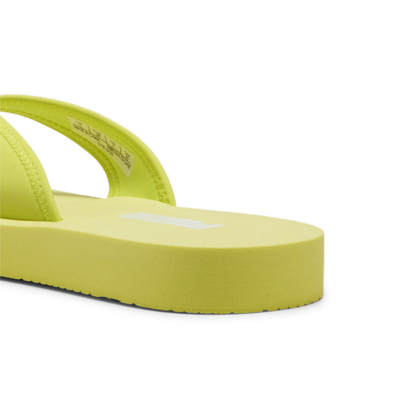 Sandy teenslippers voor dames PUMA Lime Sheen White Green