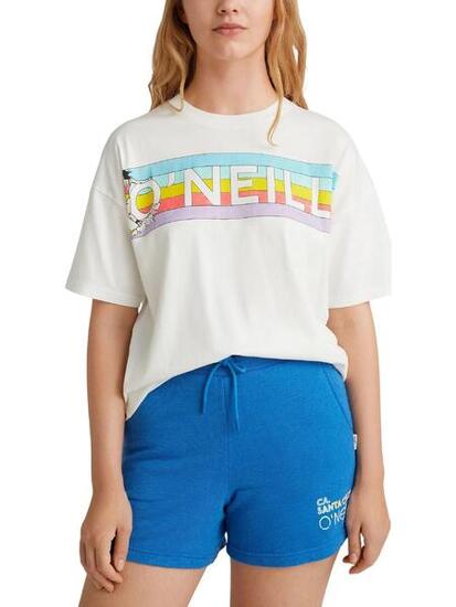 O'NEILL O'neill T-Shirts CONNECTIVE GRAPHIC LONG TSHIRT Femmes Snow white