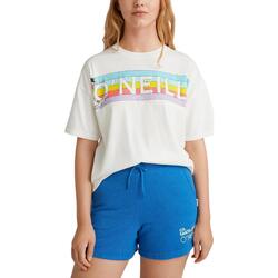O'NEILL O'neill T-Shirts CONNECTIVE GRAPHIC LONG TSHIRT Femmes Snow white