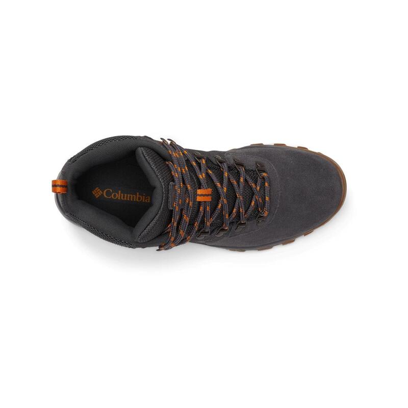 Incaltaminte Sport COLUMBIA Newton Ridge Plus II Suede WP, Gri Inchis, Barbati