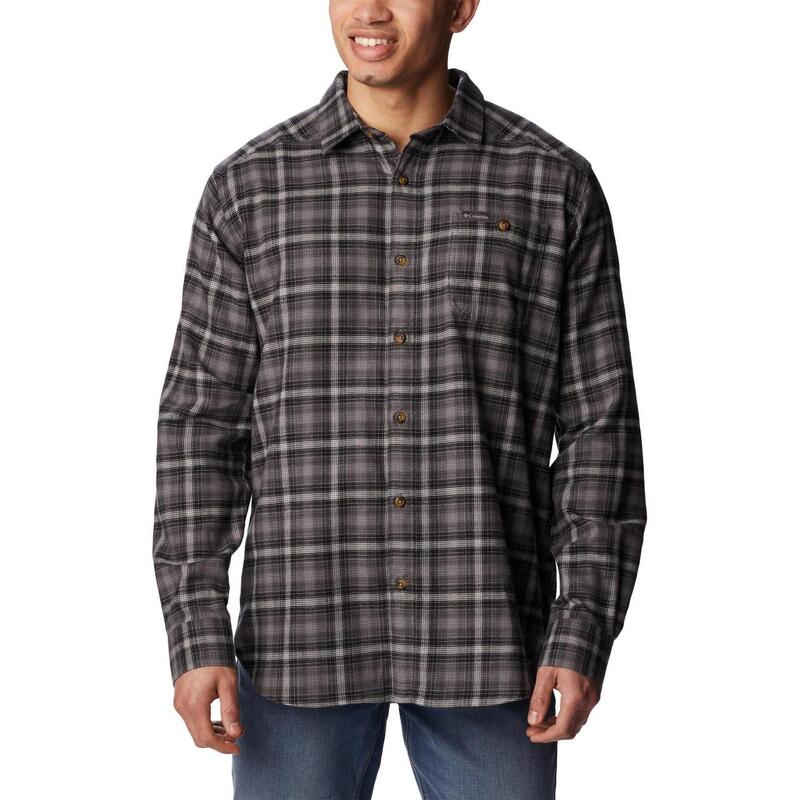 Cornell Woods Flannel Long Sleeve Shirt koszula z długim rękawem - szary