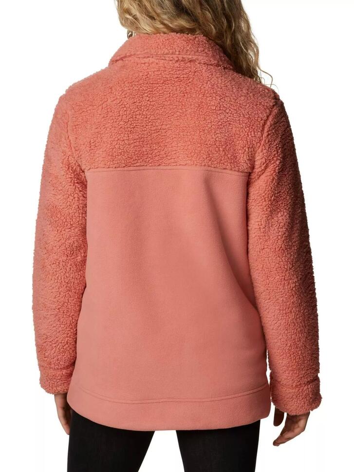 Polarowy sweter damski Columbia Winter Pass Sherpa Long Full Zip