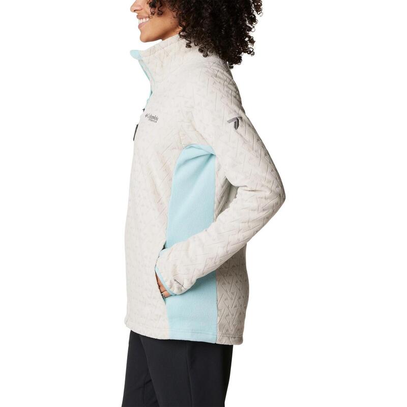 Bluza polarowa Titan Pass 3.0 Full Zip Fleece - piaskowy