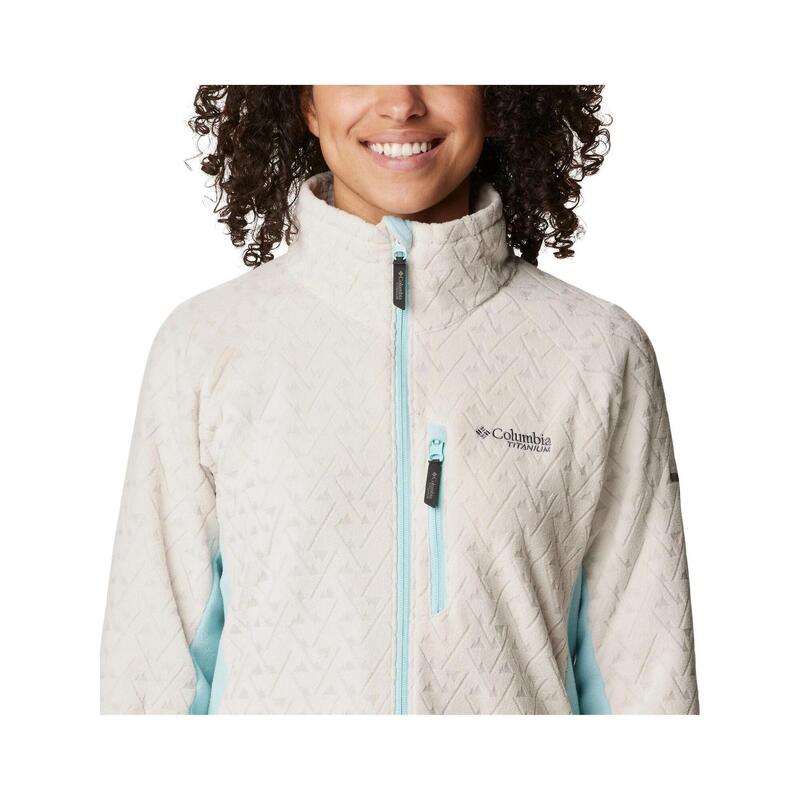 Fleecepullover Titan Pass 3.0 Full Zip Fleece Damen - sand