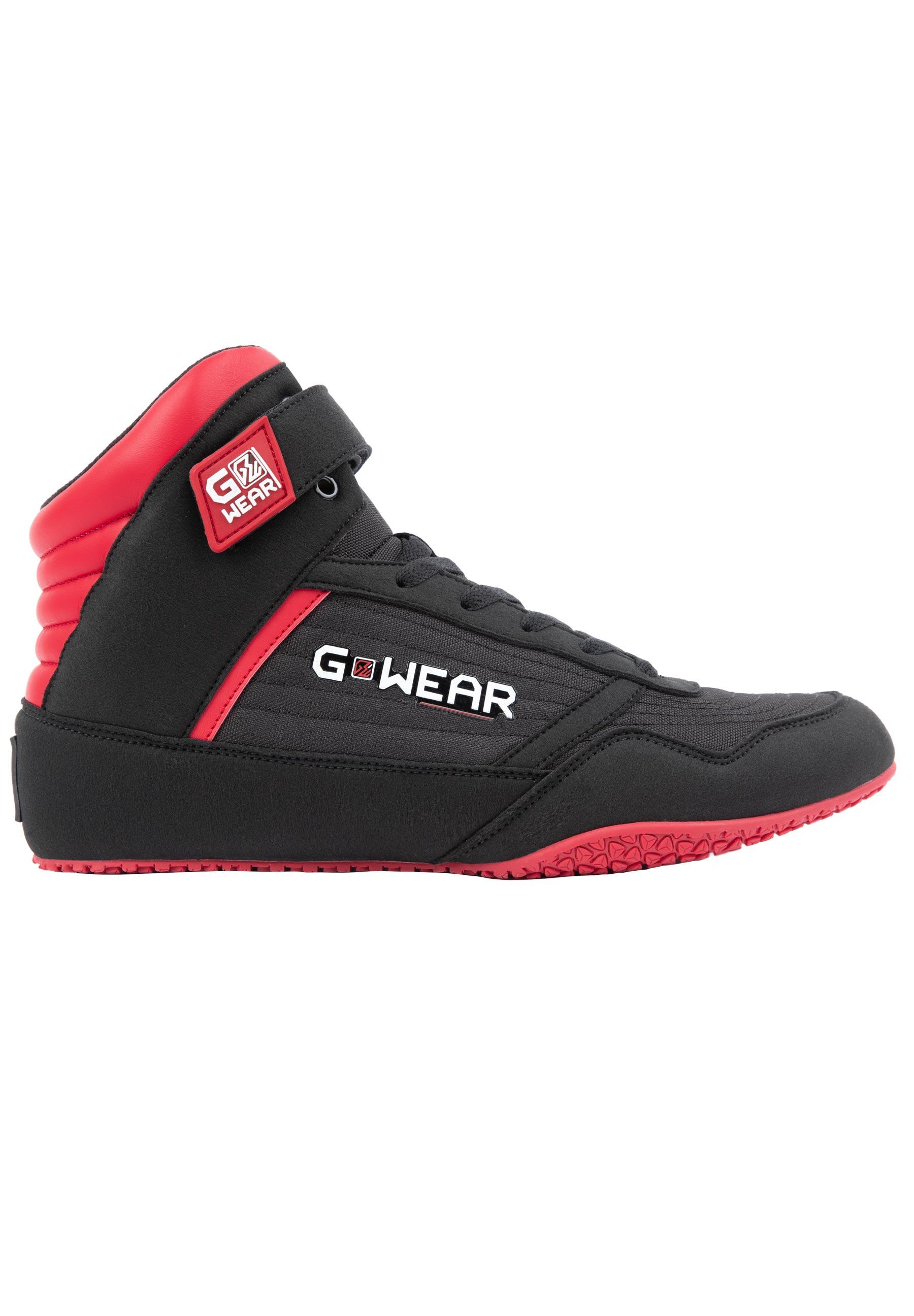 GORILLA WEAR Gwear Classic Top alti - Nero/Rosso - EU 41