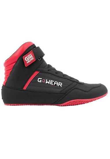 Gwear Classic Hohe Sneaker - Schwarz/Rot - EU 41