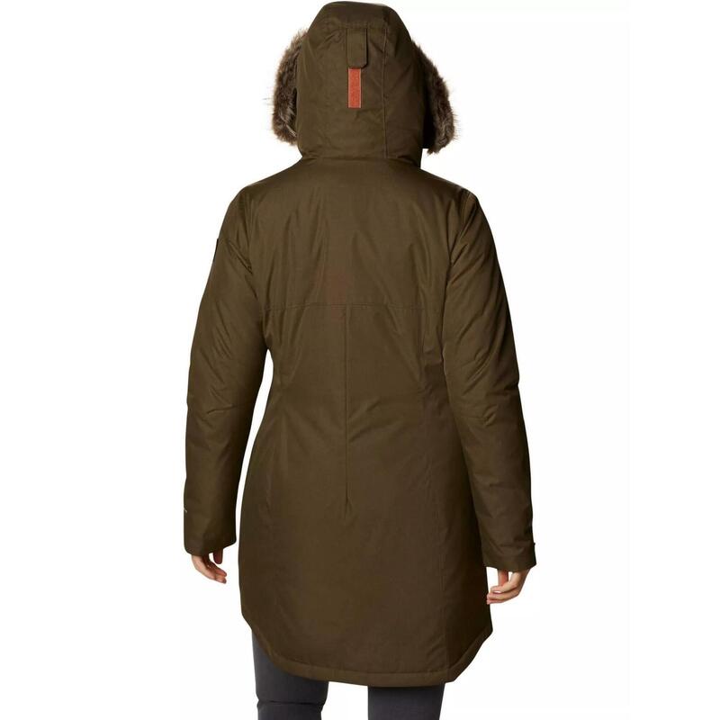 Wintermantel Suttle Mountain Long Insulated Jacket Damen - grün