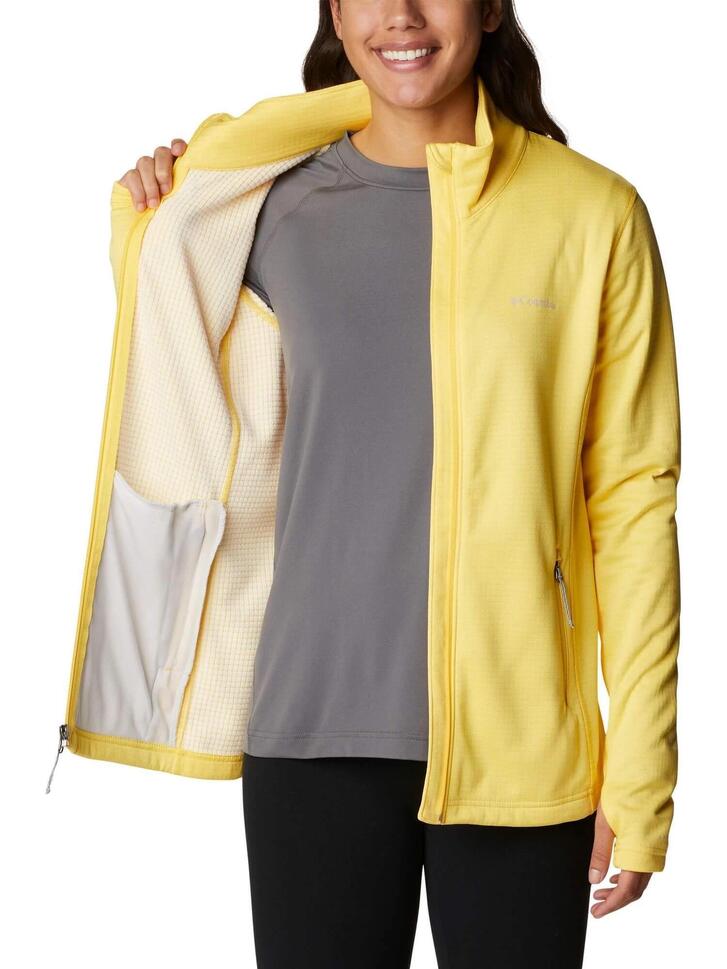 Damska bluza polarowa Columbia Park View Grid Fleece z pełnym zamkiem błyskawicz