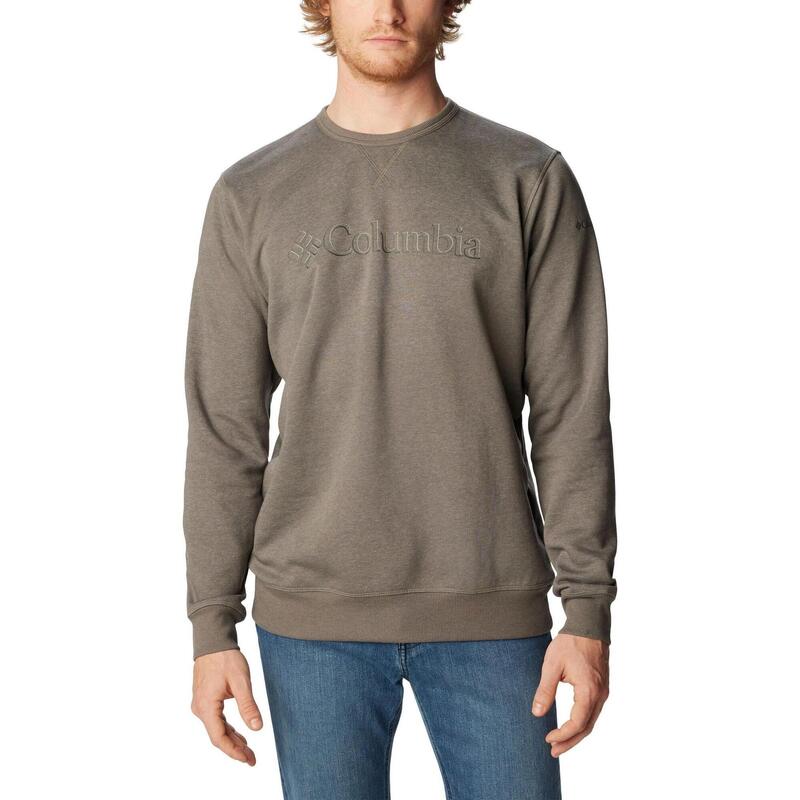 M Columbia Logo Fleece Crew sweter - szary