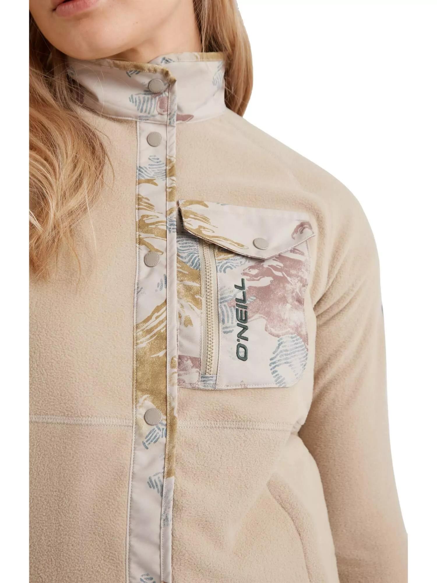 Sweter polarowy damski O'Neill Utility Button Fleece 3/6