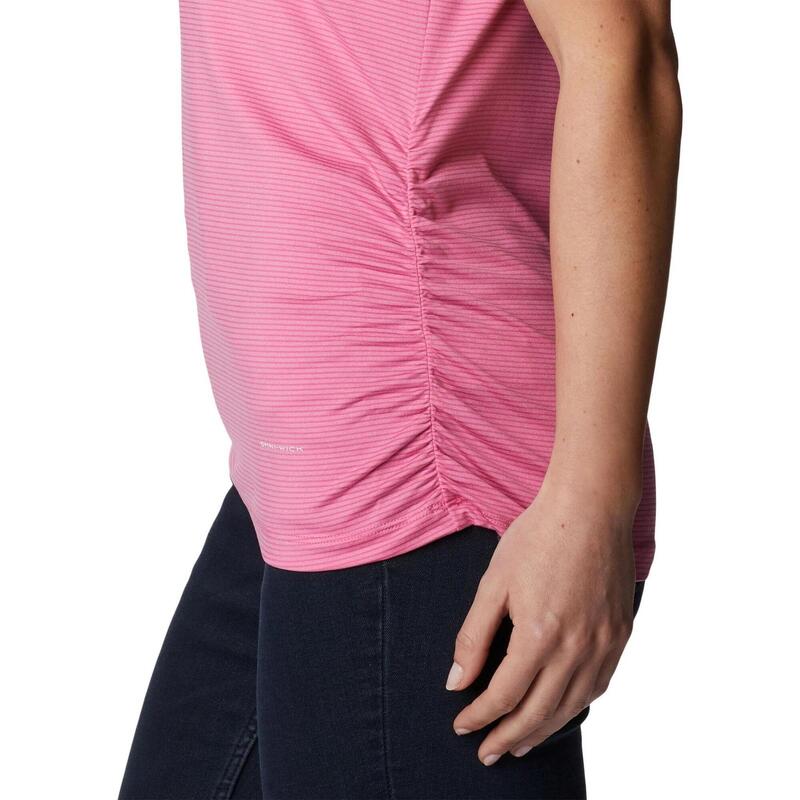 Koszulka sportowa z krótkim rękawem Leslie Falls - różowa
