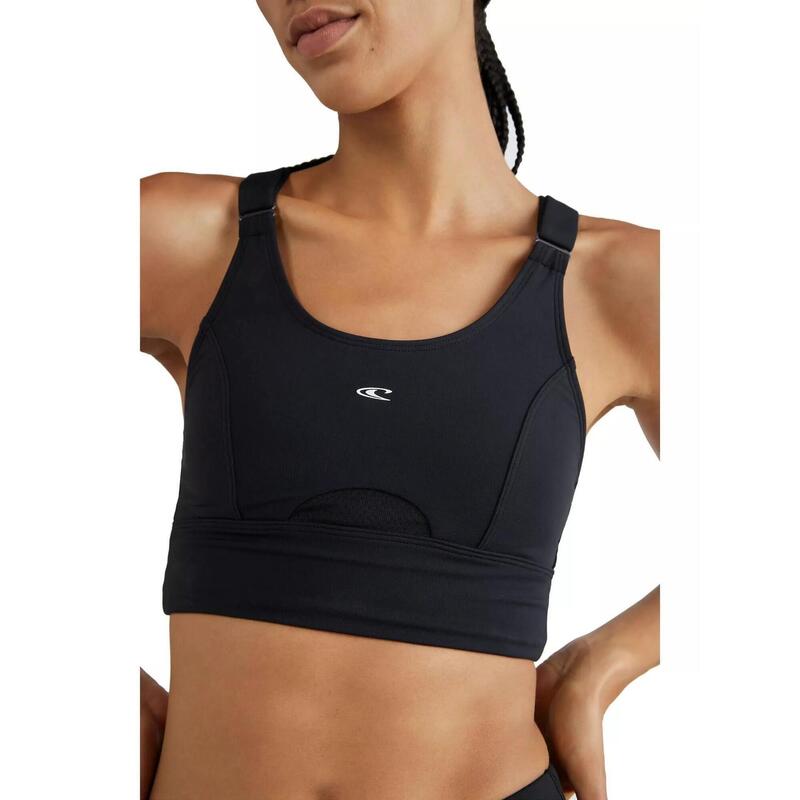 Biustonosz sportowy Yoga Sports Top - czarny