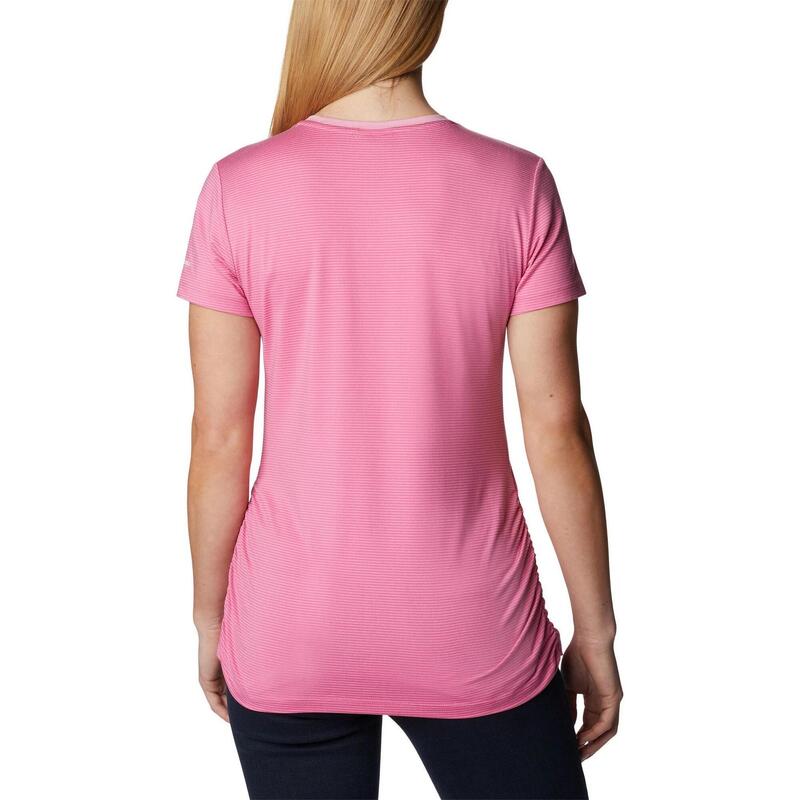 Koszulka sportowa z krótkim rękawem Leslie Falls - różowa