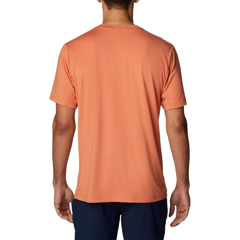 Koszulka sportowa z krótkim rękawem Tech Trail Crew Neck - pomarańczowa