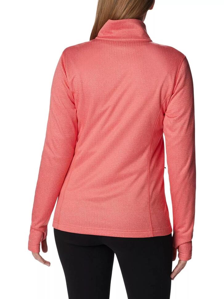 Damska bluza polarowa Columbia Park View Grid Fleece z pełnym zamkiem błyskawicz
