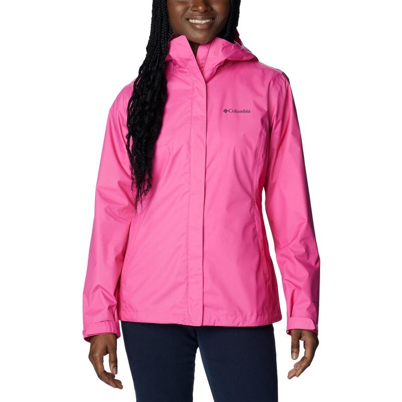 Regenmantel Arcadia II Jacket Damen - magenta