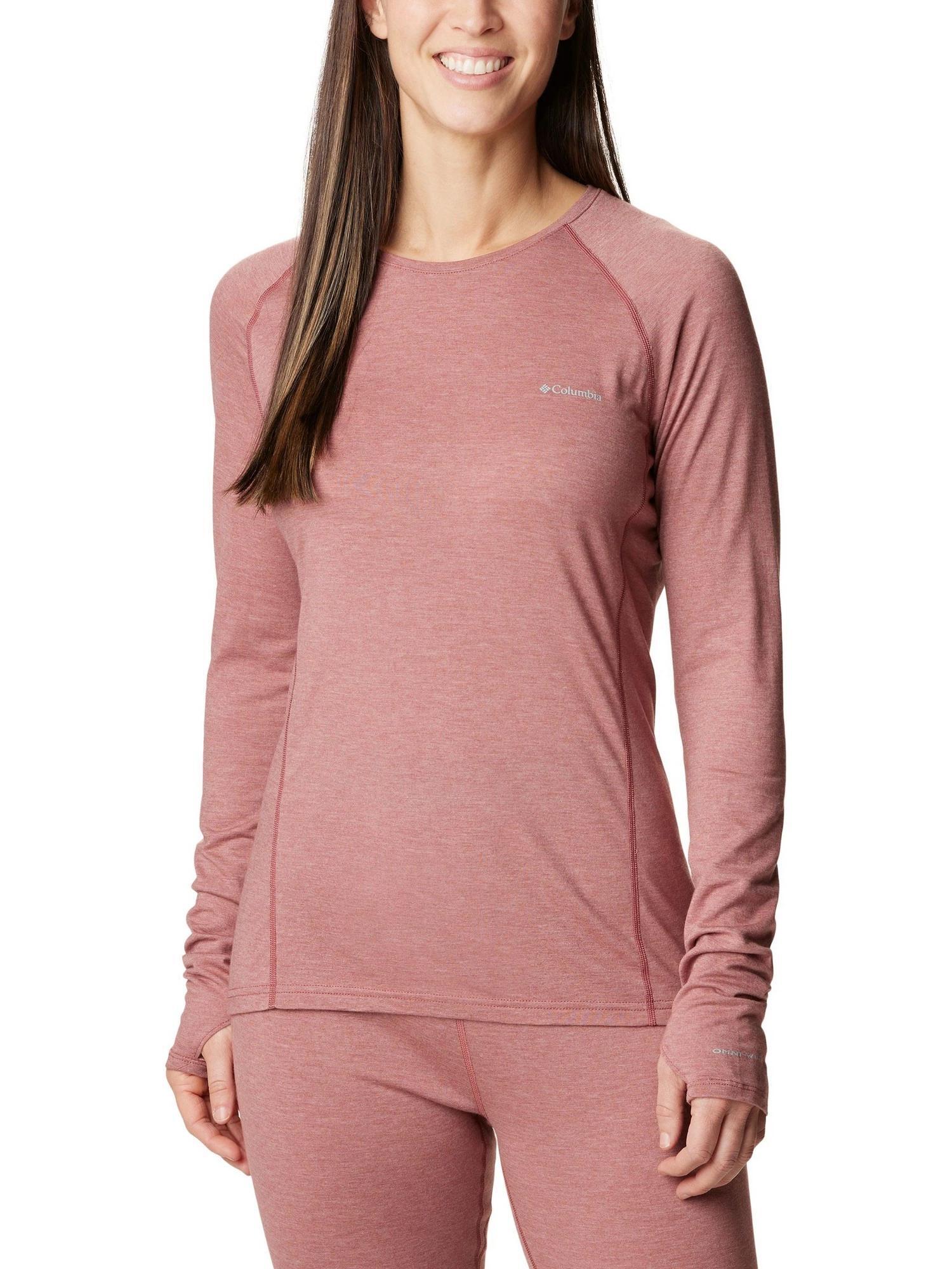 COLUMBIA Funktionsshirt Tunnel Springs Wool Crew Damen - rot