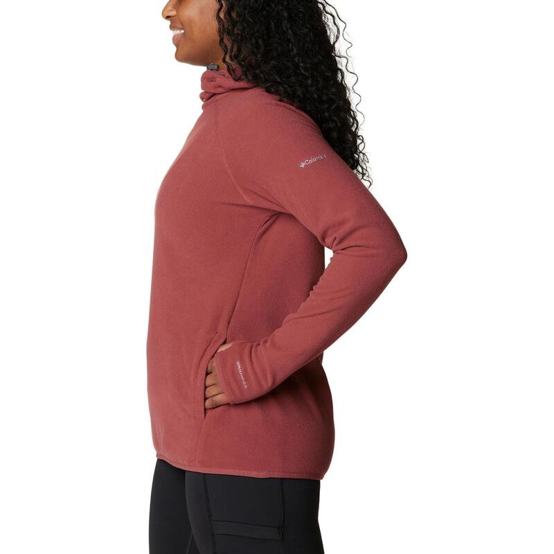 Pullover Back Beauty Hoodie Damen - rot