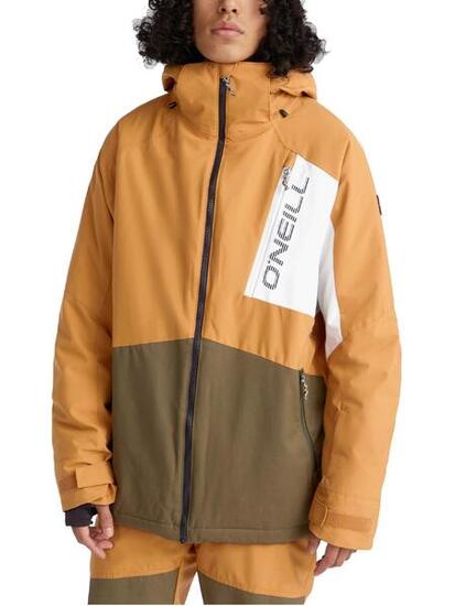 O'NEILL O'neill Manteaux JACKSAW JACKET Hommes Rich Caramel Colour block