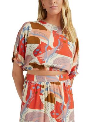 Crop top dames tidda woven