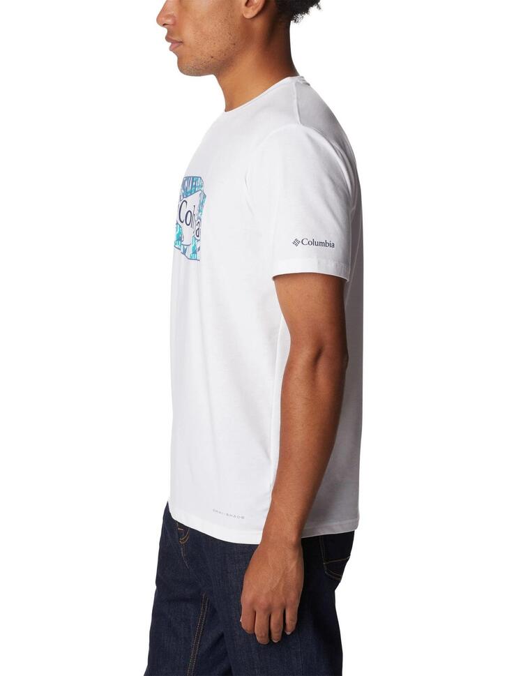 Koszulka sportowa męska Columbia Sun Trek Graphic z krótkim rękawem