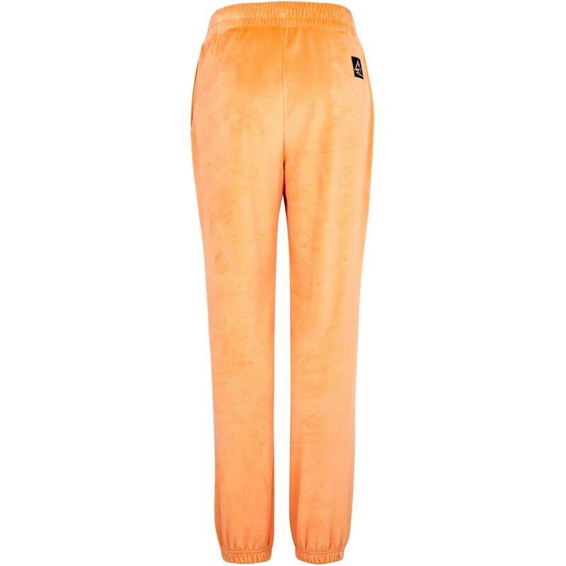 Trainingshose Velour Jogger Pants Damen - orange