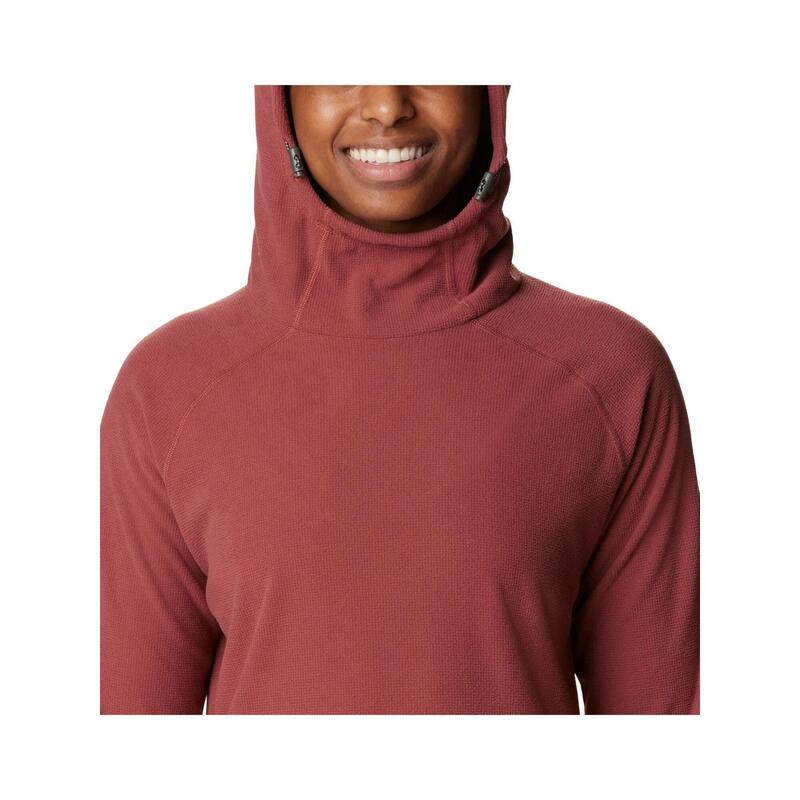 Pullover Back Beauty Hoodie Damen - rot