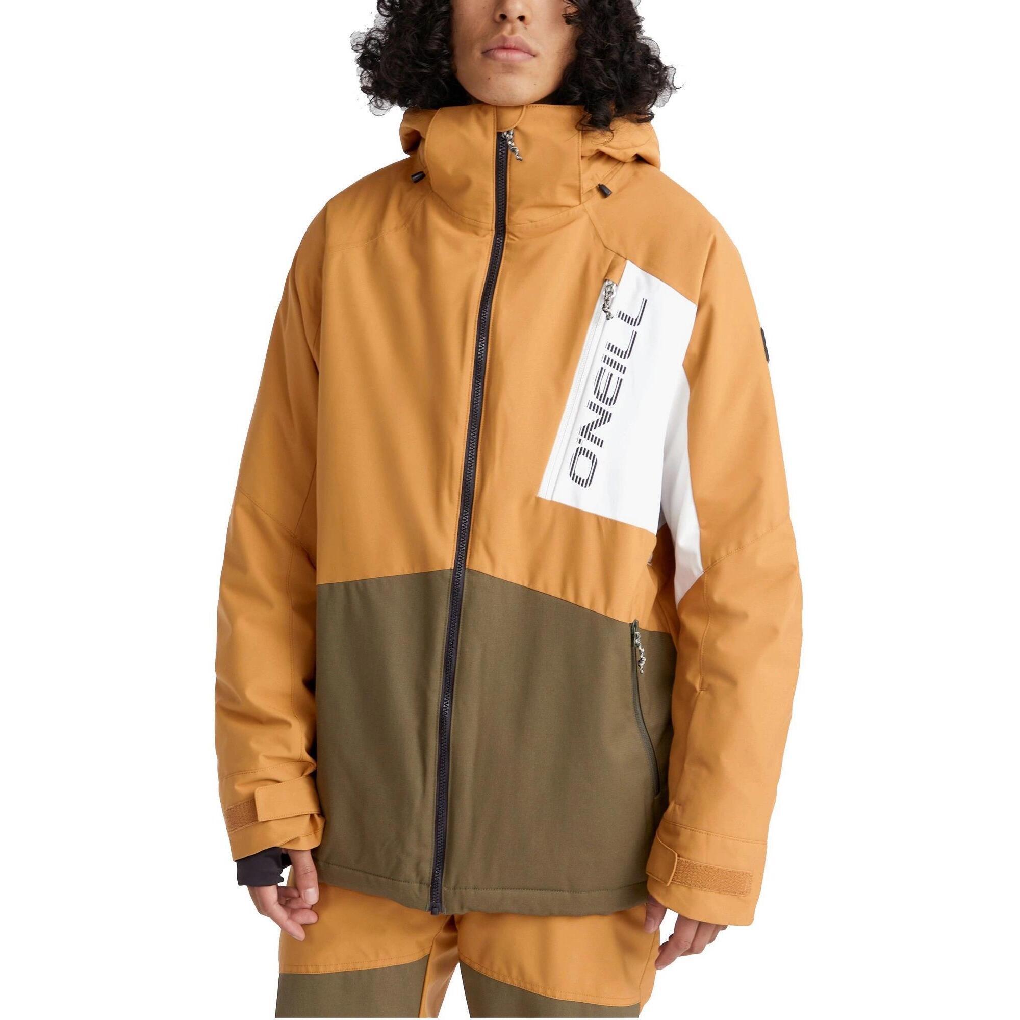 O'Neill - O'Neill O'Neill Manteaux Jacksaw Jacket  Hommes Rich Caramel Colour Block - Veste - Marron - S [court] - Decathlon
