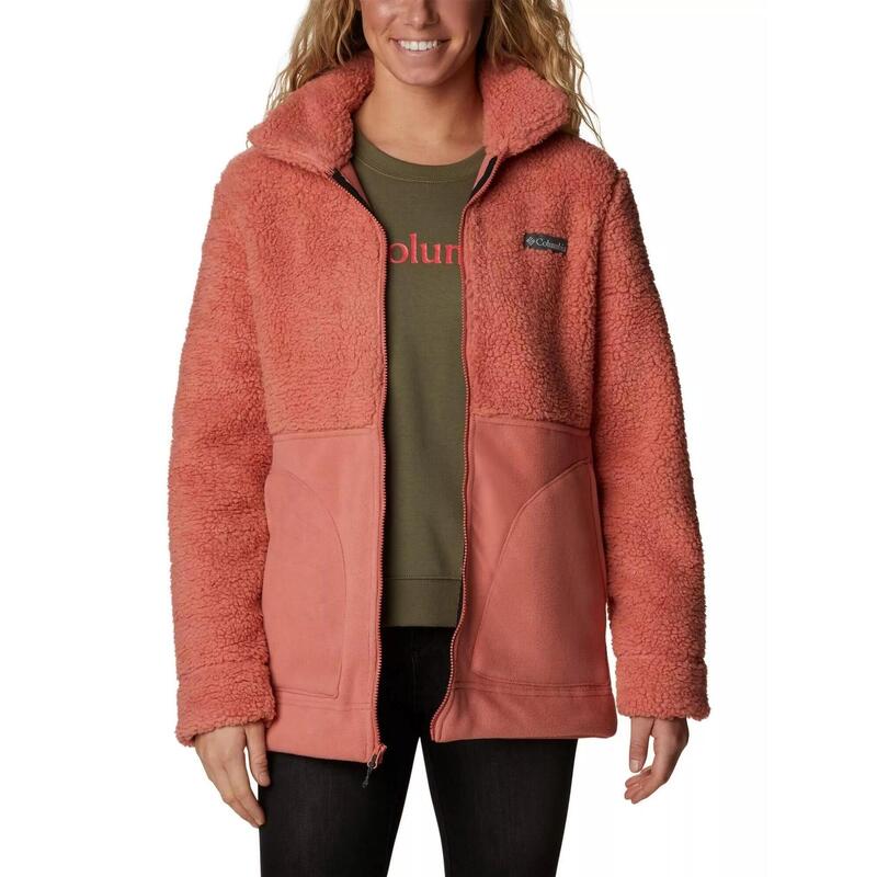 Bluza polarowa Winter Pass Sherpa Long Full Zip - różowy