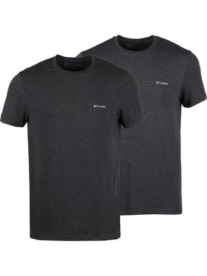 T-Shirt 2PP Performance Cotton Stretch Top Herren - Schwarz