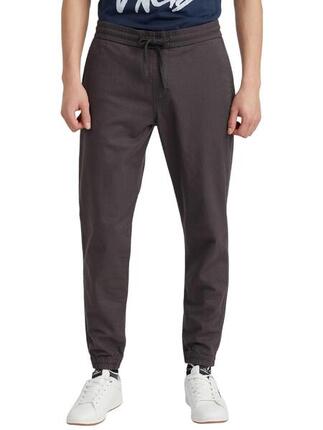 Chino-Hose Woven Chino Jogger Herren - grau