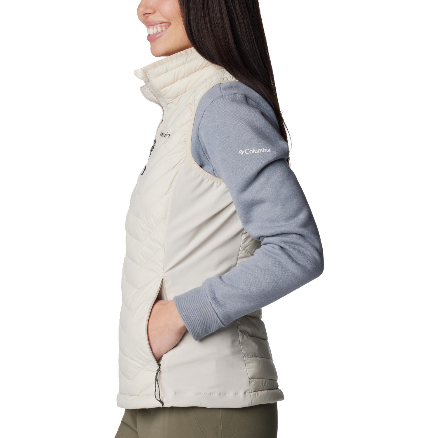 Kamizelka turystyczna damska Columbia Powder Pass Vest 3/7