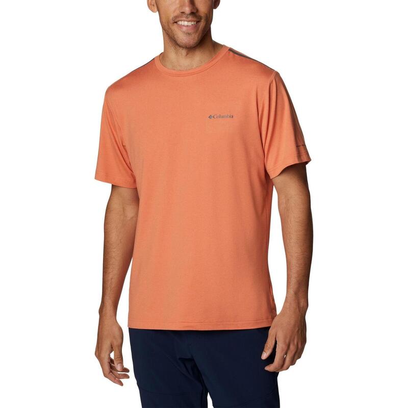 Koszulka sportowa z krótkim rękawem Tech Trail Crew Neck - pomarańczowa