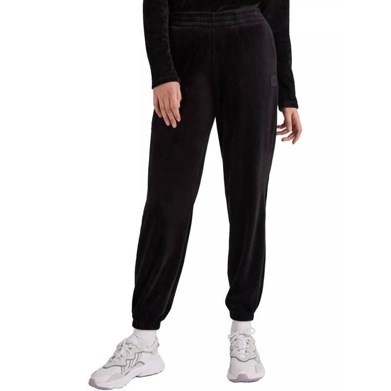 Trainingshose Velour Pants Damen - Schwarz