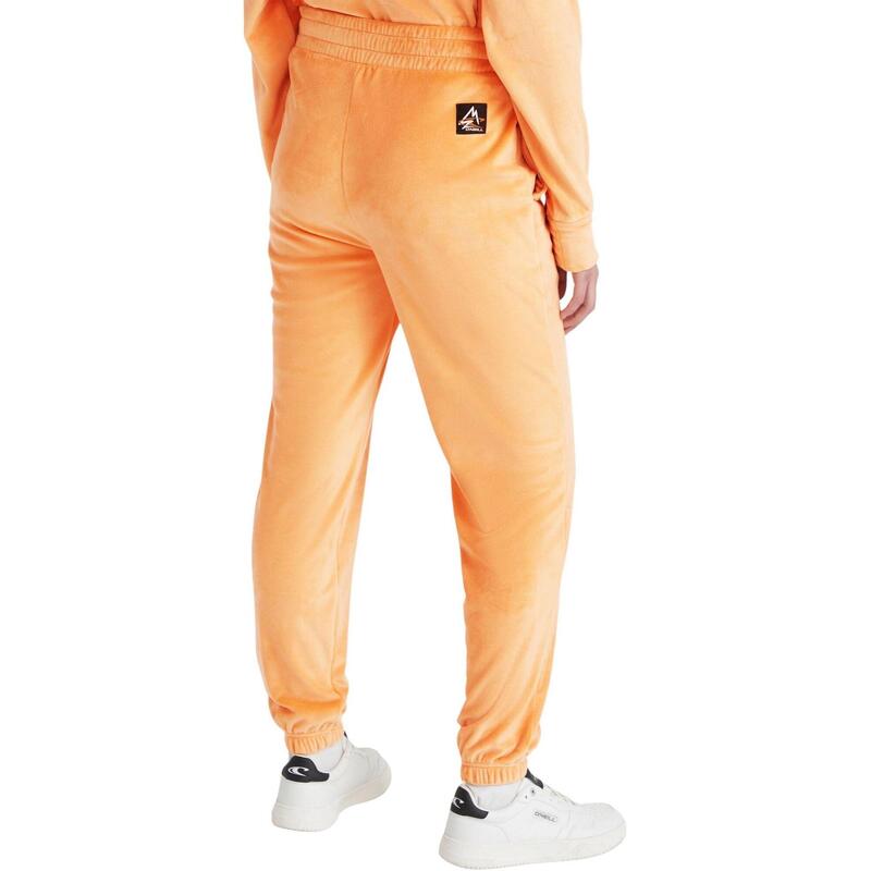 Trainingshose Velour Jogger Pants Damen - orange
