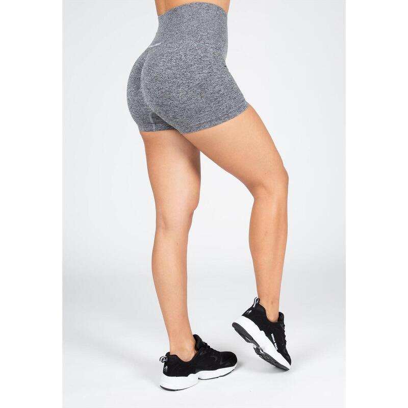 Quincy Seamless Shorts - Gray Melange /M