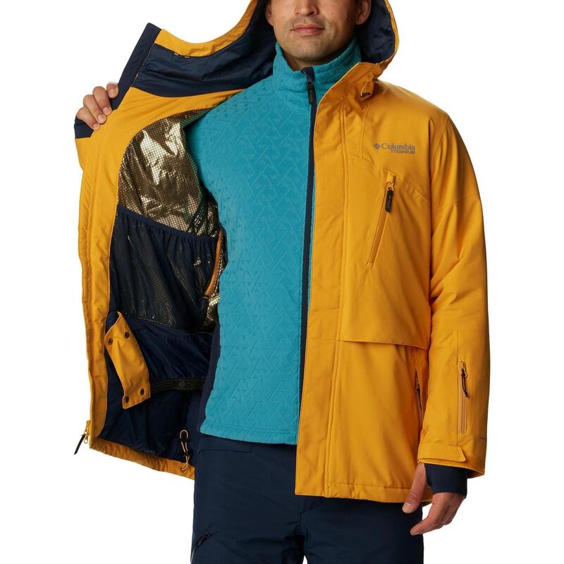 Skijacke Aerial Ascender II Jacket Herren - gelb
