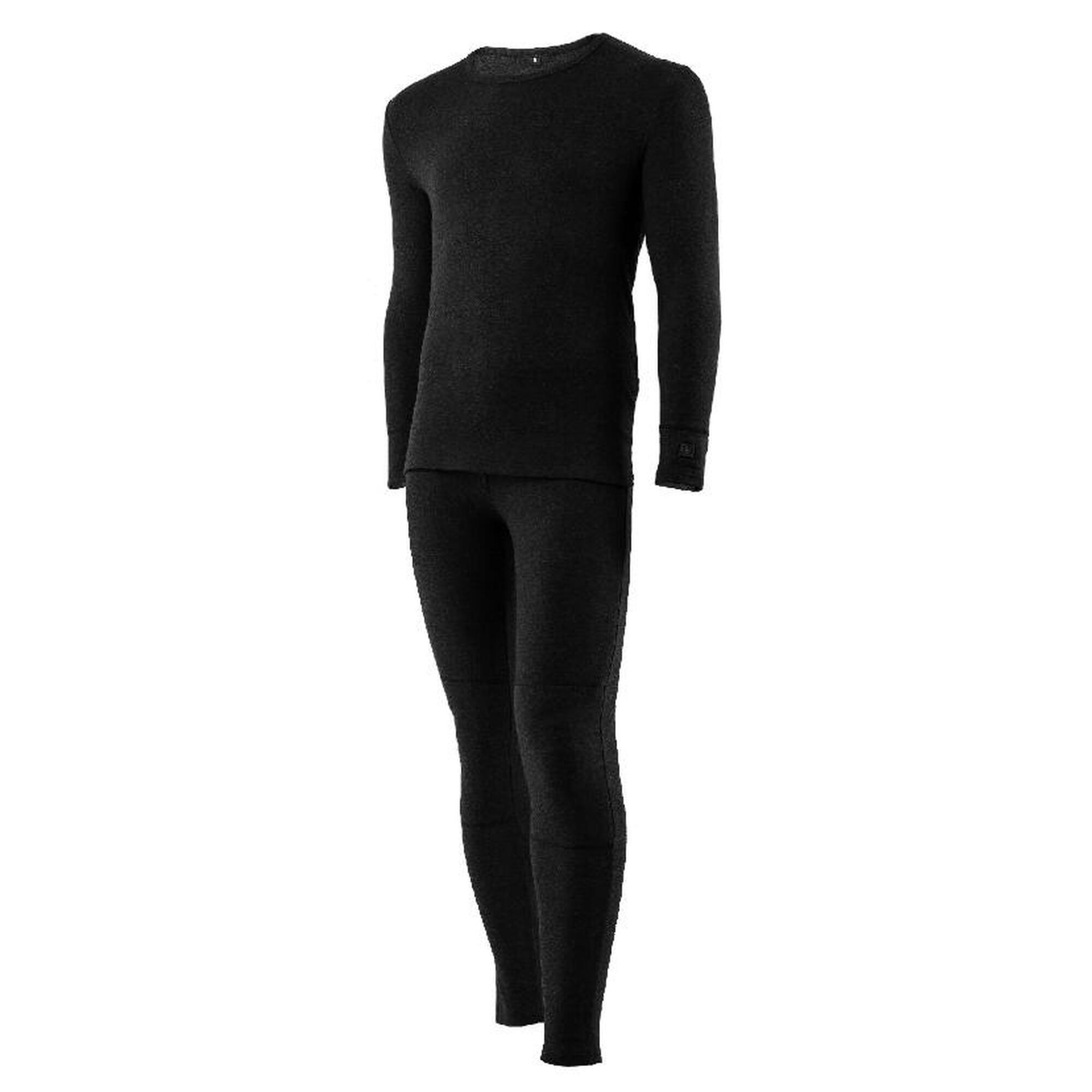 Bertschat - Set Chauffant T-shirt & Pantalon - Dual Heating | Usb - Sous Maillot Manche Longue - Noir - 38 S - Decathlon