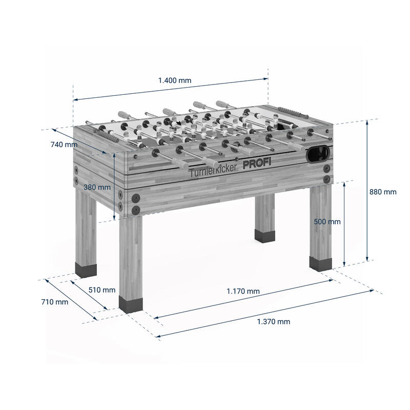 Automaten Hoffmann Table de babyfoot « Pro »