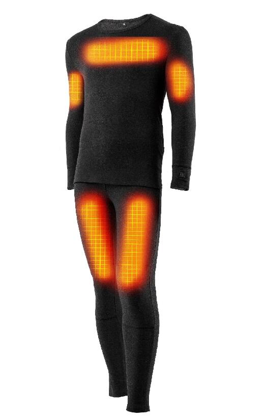 Set Chauffant T-shirt & Pantalon - Dual Heating | USB 2/4