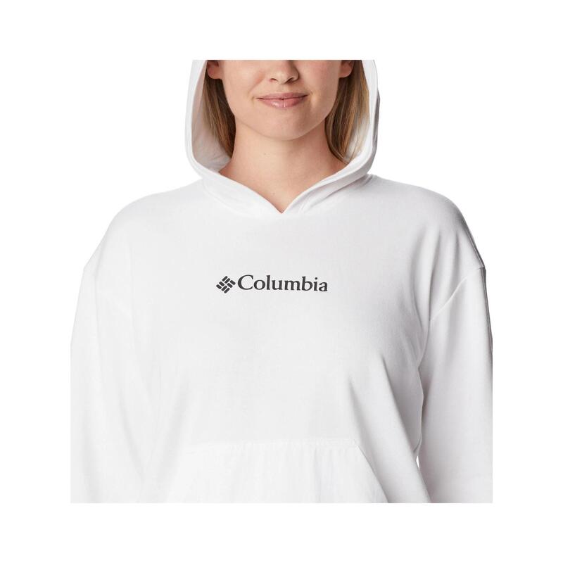 Columbia Logo III French Terry Bluza z kapturem - biały