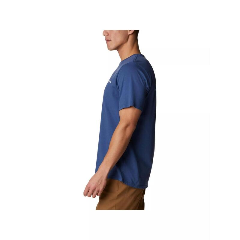 Kurzarm-T-Shirt Pine Trails Graphic Tee Herren - blau