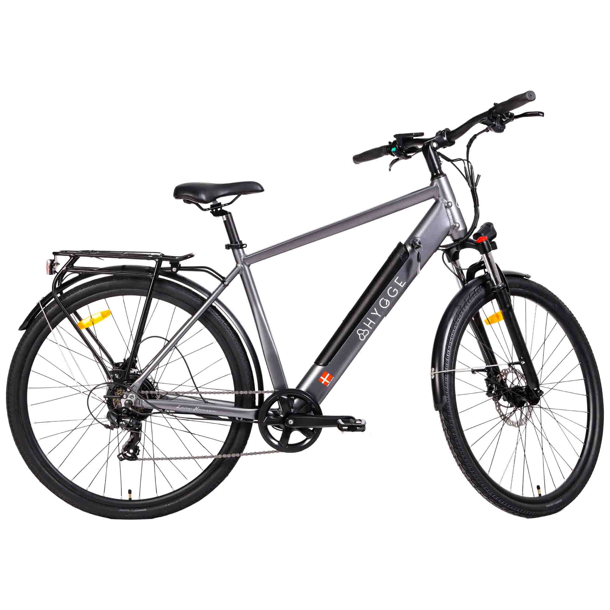 HYGGE BIKES Hygge Aarhus 2024 Electric Bike with 250W High Performance Motor | Graphite Grey