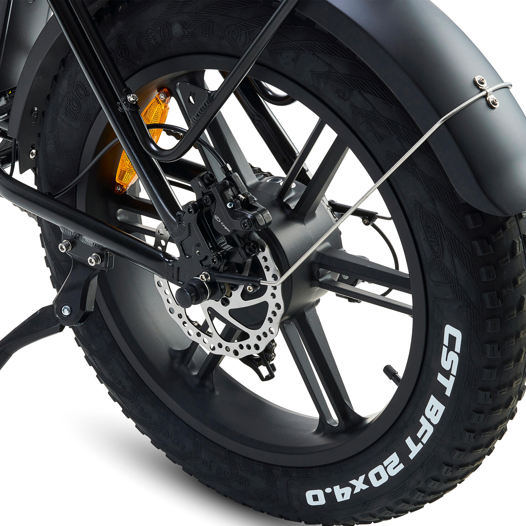 Hygge Vester 2024 Electric Folding Bike 20 inch Wheel E-Bike | Onyx Black 6/8