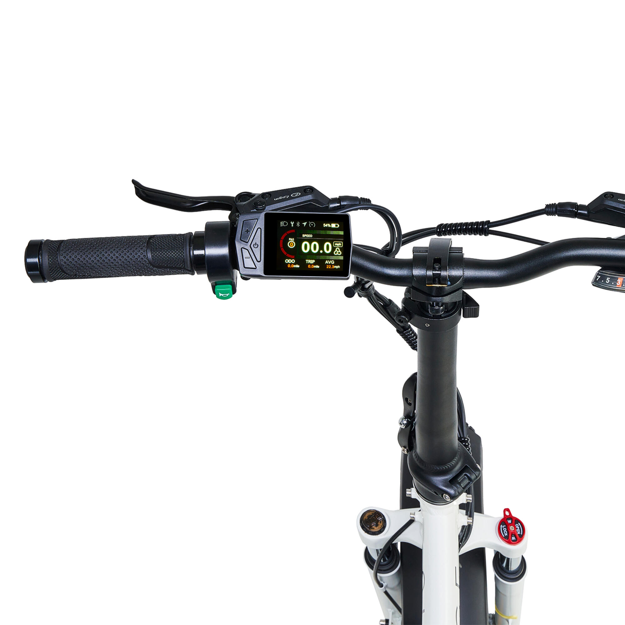 Hygge Vester 2024 Electric Folding Bike 20 inch Wheel E-Bike | Heron White 5/8