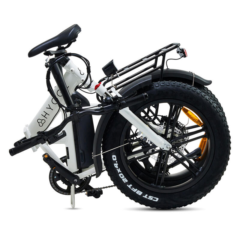 Vester 2025 - Vélo électrique pliable à gros pneus 48V 14Ah - Heron Blanc