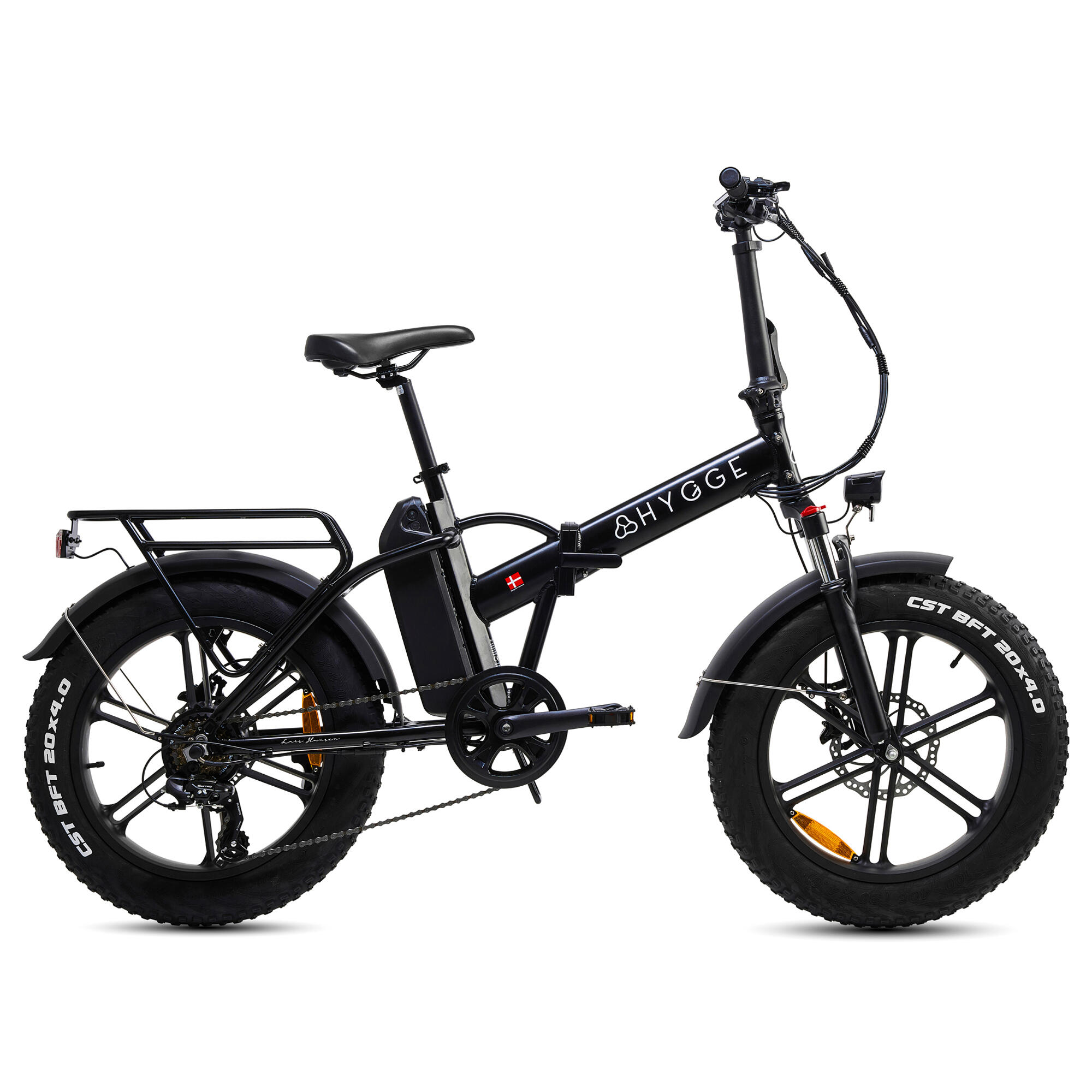 Vester 2025 - Bicicleta Elétrica Dobrável com Pneu Gordo 48V 14Ah - Onyx Preto
