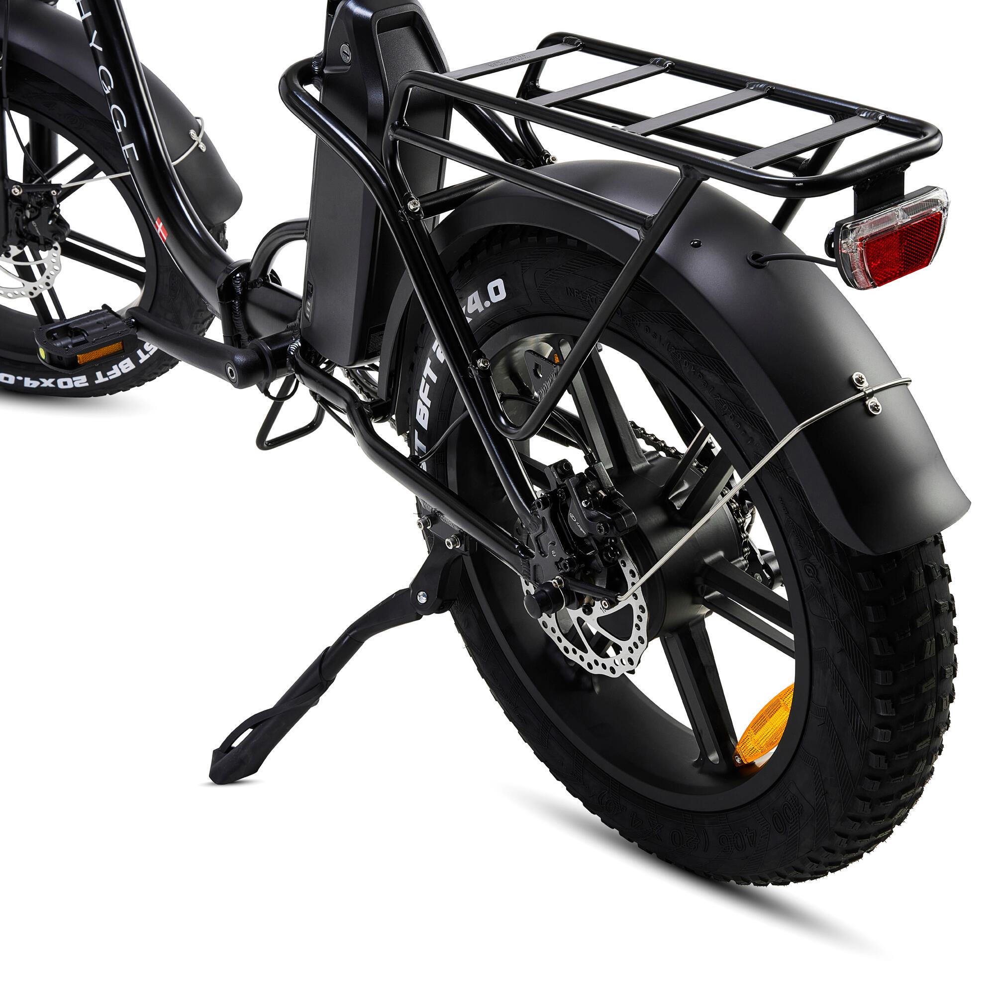 Hygge Vester Step 2024 Electric Folding Bike 20 inch Wheel E-Bike | Onyx Black 6/8